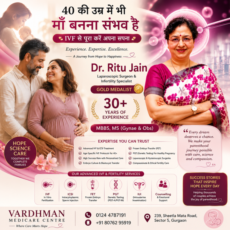 dr ritu jain, ivf specialist in gurgaon, ivf doctor gurgaon